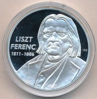 Ifj. Szlávics László (1959-) 2011. 'Nagy Magyarok / Liszt Ferenc 1811-1886' Ezüstözött Cu Emlékérem (40mm) T:PP - Zonder Classificatie