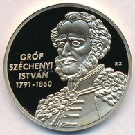 Ifj. Szlávics László (1959-) 2011. 'Nagy Magyarok / Gróf Széchenyi István 1791-1860' Aranyozott Cu Emlékérem (40mm) T:PP - Zonder Classificatie