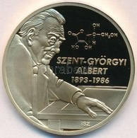 Ifj. Szlávics László (1959-) 2011. 'Nagy Magyarok / Szent-Györgyi Albert 1893-1986' Aranyozott Cu Emlékérem (40mm) T:PP - Unclassified