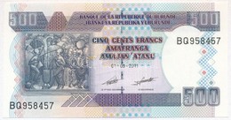 Burundi 2011. 500Fr T:I
Burundi 2011. 500 Francs C:UNC - Unclassified
