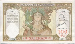 Francia Szomáliföld 1928-1938. 100Fr T:III Részben Restaurált
French Somaliland 1928-1938. 100 Francs C:F Partially Rest - Zonder Classificatie