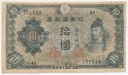 Japán 1943-1944. 10Y T:III
Japan 1943-1944. 10 Yen C:F
Krause 51 - Zonder Classificatie