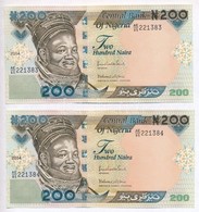 Nigéria 2014. 200N (2x) Sorszámkövetők T:I
Nigeria 2014. 200 Naira (2x) Sequential Serials C:UNC - Zonder Classificatie