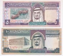 Szaúd-Arábia 2003(?) 5R + 10R T:III
Saudi Arabia 2003(?) 5 Riyals + 10 Riyals C:F - Zonder Classificatie