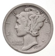 Amerikai Egyesült Államok 1919. 1D Ag 'Mercury' T:2,2-
USA 1919. Dime Ag 'Mercury' C:XF,VF - Unclassified