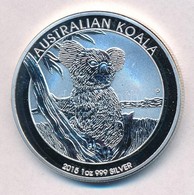 Ausztrália 2015. 1$ Ag 'Ausztrál Koala' (1oz/0.999) T:PP
Australia  2015. 1 Dollar Ag 'Australian Koala' (1oz/0.999) C:P - Zonder Classificatie