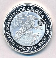 Ausztrália 2015. 1$ Ag 'Kookaburra' (1oz/0.999) T:1 
Australia 2015. 1 Dollar Ag 'Kookaburra' (1oz/0.999) C:UNC - Zonder Classificatie
