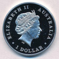 Ausztrália 2015. 1$ Ag 'II. Erzsébet / Ausztrál Krokodil' (1oz/0.999) T:PP Australia 2015. 1 Dollar Ag 'Elisabeth II / A - Zonder Classificatie