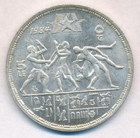 Egyiptom 1984. 5Ł Ag 'Los Angeles Olimpia' T:1-
Egypt 1984. 5 Pounds Ag 'Los Angeles Olympics' C:AU
Krause KM# 558 - Unclassified