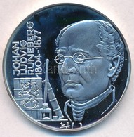 Finnország 1995. 20ECU Ag 'Johan Ludvig Runeberg' T:PP Fo.
Finland 1995. 20 ECU Ag 'Johan Ludvig Runeberg' C:PP Spotted - Zonder Classificatie