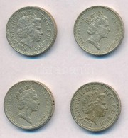 Nagy-Britannia 1985-2008. 1Ł (4xklf) T:2-,3
Great Britain 1985-2008. 1 Pound (4xdiff) C:VF,F - Zonder Classificatie