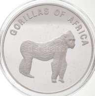 Uganda 2002. 1000Sh Ezüstözött Br 'Afrika Gorillái - Gorilla Négylábon' T:PP Fo.
Uganda 2002. 1000 Shillings Silver Plat - Zonder Classificatie