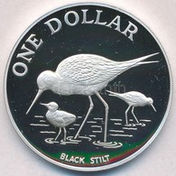 Új-Zéland 1985. 1$ Ag 'Fekete Gólyatöcs' T:PP
New Zealand 1985. 1 Dollar Ag 'Black Stilt' C:PP
Krause KM#55a - Zonder Classificatie