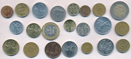 22db Különböző Fémpénz A Balti államokból T:2
22pcs Of Different Metal Coins From The Baltic States C:XF - Unclassified