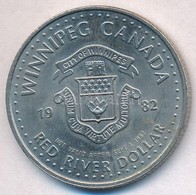 Kanada / Winnipeg 1982. 'Vörös Folyó Indián Dollár / Manitoba Bölény' Fém Emlékérem (32mm) T:2
Canada / Winnipeg 1982. ' - Zonder Classificatie