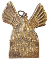 DN 'Honvéd Phoenix S.E.' Aranyozott Fém Medál (~31x50mm) T:2,2- - Unclassified