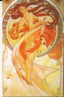 69098- ALPHONSE MUCHA- DANCE, SIGNED ILLUSTRATION, REPRINT - Mucha, Alphonse