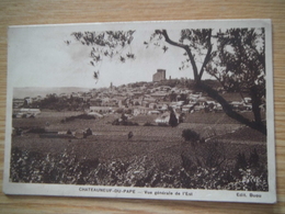 Vue Générale De L'est 1937 - Chateauneuf Du Pape