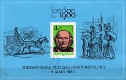 Sir R.Hill EXPO London 1980 Surinam Block 24 O 2€ Post-Kutsche Briefpost Hojas Bloc Ss M/s UPU Sheet Bf Philatelics - UPU (Union Postale Universelle)