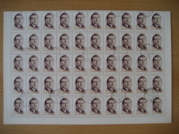 Ungarn 1981- 100 Geburtstag Von Bela Szanto Gestempelt Mi. Nr. 3468A - Full Sheets & Multiples