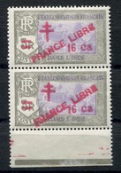 RC 6740 - INDE FRANÇAISE 209 VARIÉTÉ "P"RANCE A  FRANCE LIBRE TENANT A NORMAL NEUF ** - Nuevos