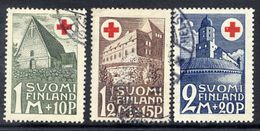 FINLAND 1931 Red Cross Set, Used.  Michel 164-66 - Gebraucht
