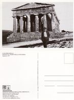 Agrigento 1927 - Luigi Pirandello Davanti Al Tempio Della Concordia - - Mazara Del Vallo