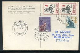 Oblitération Polaire  " Artic Circle Polcirkeln " En 1968 Sur Carte Postale Pour La France  - Ref J32 - Covers & Documents