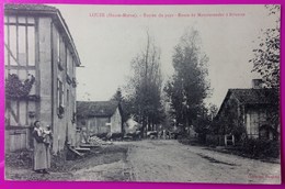 Cpa Louze Entrée Route De Montier En Der à Brienne Carte Postale 52 Haute Marne Rare Proche Sommevoire Ceffonds - Montier-en-Der