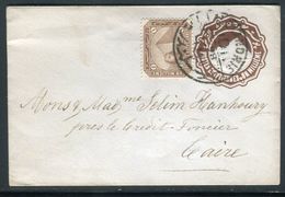 Egypte - Entier Postal + Complément De Alexandrie Pour Le Caire En 1898 - Ref J 64 - 1866-1914 Khedivate Of Egypt