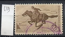 Etats Unis - Vereinigte Staaten - USA 1960 Y&T N°689 - Michel N°784 (o) - 4c Pony Express - Oblitérés