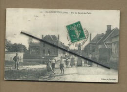 CPA Rétrécit  - Ste Geneviève  - ( Oise) - Rue Du Camp Du Puits - Sainte-Geneviève