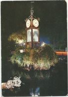 V1435 Roma- Villa Borghese - Orologio Ad Acqua - Notte Nuit Night Nacht Noche Notturno / Viaggiata 1967 - Parques & Jardines