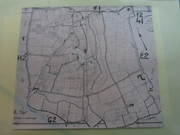 Photo Du Plan Parcellaire . Section De La Moréaudais . Echelle 1/8.800ème - Frossay