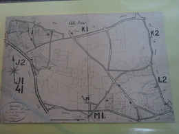 Photo Du Plan Parcellaire . Section "J1" De La Moréaudais . Echelle 1/8.800ème - Frossay