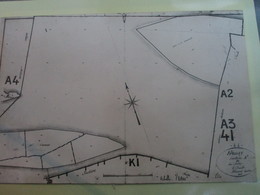 Photo Du Plan Parcellaire . Section "A3" Des Iles . Echelle 1/8.800ème - Frossay