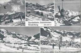 Zweisimmen - Gondelbahn Rinderberg  (5 Bilder)           Ca. 1950 - Zweisimmen