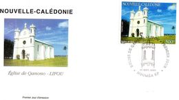 NOUVELLE CALEDONIE - FDC De 2001 N° 851 - Lettres & Documents