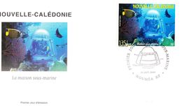 NOUVELLE CALEDONIE - FDC De 2001 N° 852 - Lettres & Documents