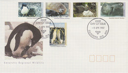 Australian Antarctic Territory 1992 Regional Wildlife FDC - FDC