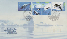 Australian Antarctic Territory 1995 Whales & Dolphins   FDC - FDC