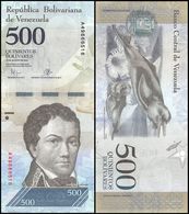 VENEZUELA 500 BOLIVARES 2016 P-NEW UNC + VENEZUELA 1000 BOLIVARES 2017 P-NEW UNC D-0109 - Venezuela