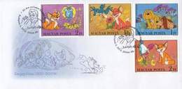 Hungary Attila Dargay Born 85 Years Ago 2012 Cartoon Animation (stamp FDC) - Brieven En Documenten