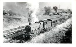 LOCOMOTIVE N°4922 Orfield En 1961 (photo Format Carte Ancienne) - Trains