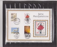 MONACO    2007  Encart  Y.T. N° 2591  2595  2598  2599  Oblitéré - Used Stamps