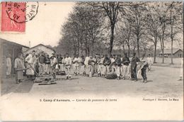 Militaire - Camp D'Auvours - Corvée De Pommes De Terre Année 1905 - Guerres - Autres