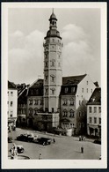 B0868 - Gera - Rathaus - LKW Laster Transportfahrzeug - Oelschlägel Zwickau - DDR 1956 TOP - Gera