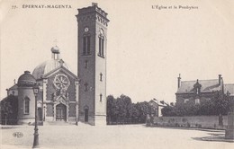 EPERNAY-MAGENTA. - L'Eglise Et Le Presbytère - Epernay