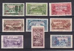 Grand Liban N° 63* à 74*sans N°63,65,66 - Unused Stamps