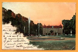 Litho - Schlossgarten Schwetzingen - EDGAR MEYER - Druck DR. HAAS'SCHE Druckerei Mannheim - 1900 - Schwetzingen